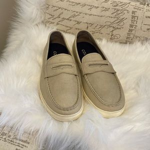 Cole Haan penny Loafers. Size 8. Excellent condition. Beige.